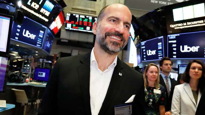 美联社:Uber的达拉·科斯罗萨西(Dara Khosrowshahi)在纽交所IPO 190510
