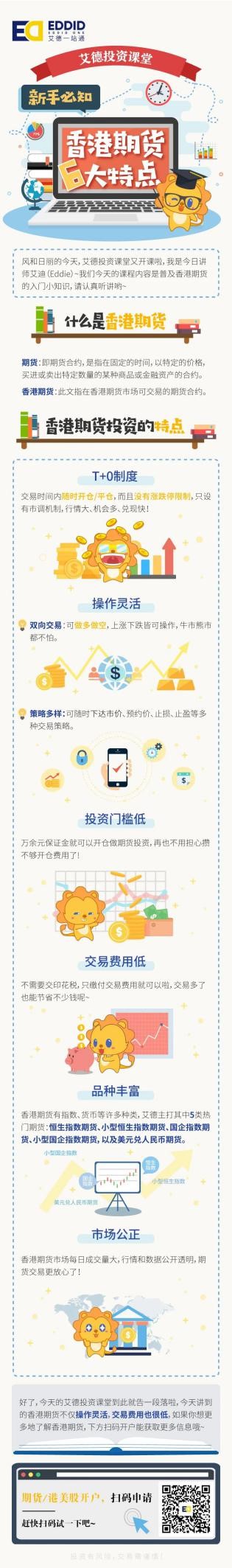 下跌也能获益？艾德投资课堂一图让你看懂香港期货特点