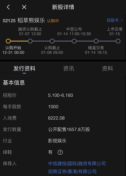 【港股开户】稻草熊娱乐招股进行时，艾德一站通专属港股打新通道持续开放