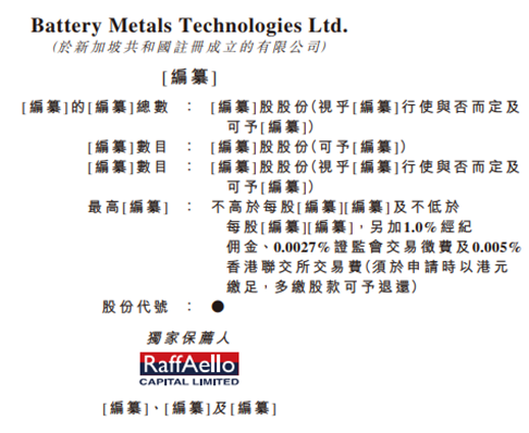 艾德一站通：镍钴矿业公司Battery Metals递表港交所，市场前景广阔
