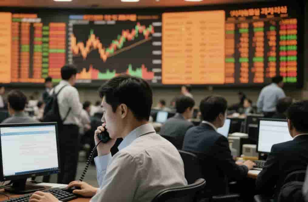 韩国KOSPI暴跌超4%触发熔断 三星电子SK海力士重挫 美股韩ETF大跌